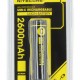 NITECORE επαναφορτιζόμενη μπαταρία τύπου 18650 NL1826R, 2600mAh, USB-C