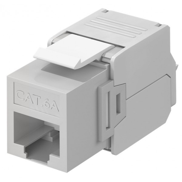 GOOBAY Keystone module RJ45 CAT 6A 90693, UTP, γκρι - GOOBAY