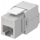 GOOBAY Keystone module RJ45 CAT 6A 90693, UTP, γκρι