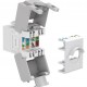 GOOBAY Keystone module RJ45 CAT 6A 90867, UTP, λευκό