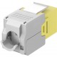 GOOBAY Keystone module RJ45 CAT 6A 90691, UTP, κίτρινο