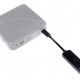 HOMATICS δέκτης κεραίας DVBT2TUNER για TV Box, DVB-T2, USB-C, μαύρος