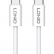 LDNIO καλώδιο USB-C LC901C, 65W PD, 480Mbps, 1m, λευκό