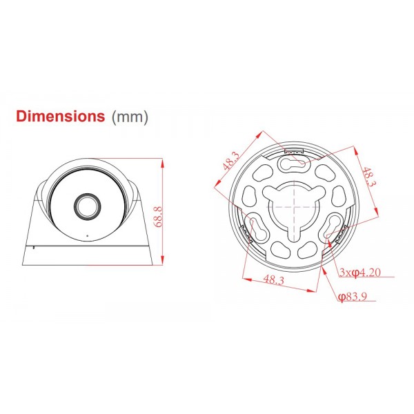 LONGSE υβριδική κάμερα CPSATHC200FPE, 2.8mm, 5MP, AOC, IR έως 20m - CCTV Κάμερες
