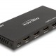 DELOCK HDMI splitter 18652 με downscaler πλήκτρο, 4 σε 1, 4K/60Hz, μαύρο