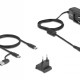 DELOCK docking station για M.2 NVMe/SATA ή 2.5"/3.5" SSD/HDD 64280, 10Gbps, μαύρο