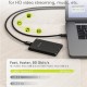GOOBAY καλώδιο USB-C 74376, USB4, 240W, 80Gbps, 16K/60Hz, 1.2m, μαύρο