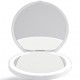 HOME USE καθρέφτης χειρός HUH-0184 με LED φως, 1x/3x zoom 180mAh, λευκός