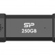SILICON POWER εξωτερικός SSD Marvel Xtreme DS72, USB-C/USB 3.2, 250GB, μαύρο