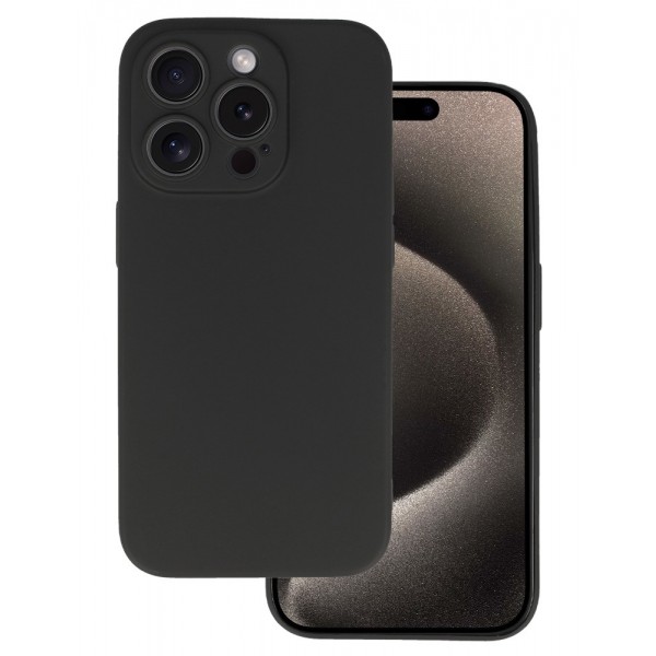 POWERTECH θήκη MATT MOB-1969 για iPhone 16 Pro, μαύρη - Powertech