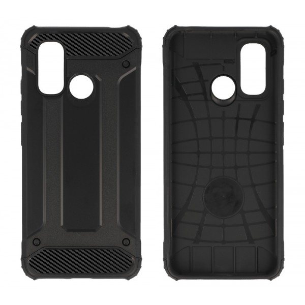 POWERTECH θήκη Armor Carbon MOB-1966 για Xiaomi Redmi 12C/11A, μαύρη - Powertech