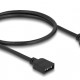 DELOCK RGB hub 64128 για ARGB LEDs, 10 θύρες, μαύρο