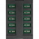 DELOCK RGB hub 64128 για ARGB LEDs, 10 θύρες, μαύρο