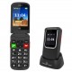 POWERTECH κινητό τηλέφωνο Sentry 4G Flip, 2.8/1.77", dual SIM, πλήκτρο SOS, μαύρο