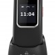 POWERTECH κινητό τηλέφωνο Sentry 4G Flip, 2.8/1.77", dual SIM, πλήκτρο SOS, μαύρο