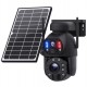 SECTEC smart ηλιακή κάμερα ST-5986M, 3MP dual lens, 20x zoom, 4G, SD, PTZ