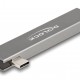 DELOCK USB hub 64275, 3x θυρών, 5Gbps, USB-C σύνδεση, γκρι
