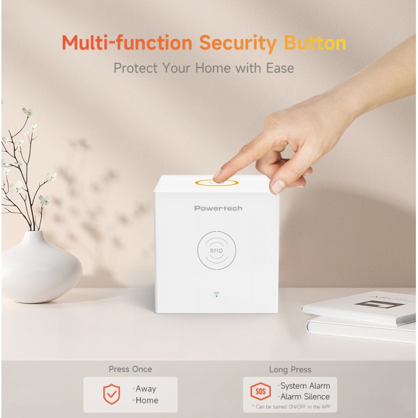 POWERTECH smart ασύρματο σύστημα συναγερμού PT-1285, RFID, WiFi, TUYA POWERTECH smart ασύρματο σύστημα συναγερμού PT-1285, RFID, WiFi, TUYA
