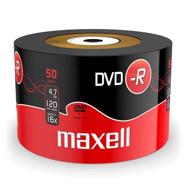 MAXELL DVD-R 4.7GB/120min, 16x speed, spindle pack 50τμχ - Είδη Γραφείου & Εξοπλισμός