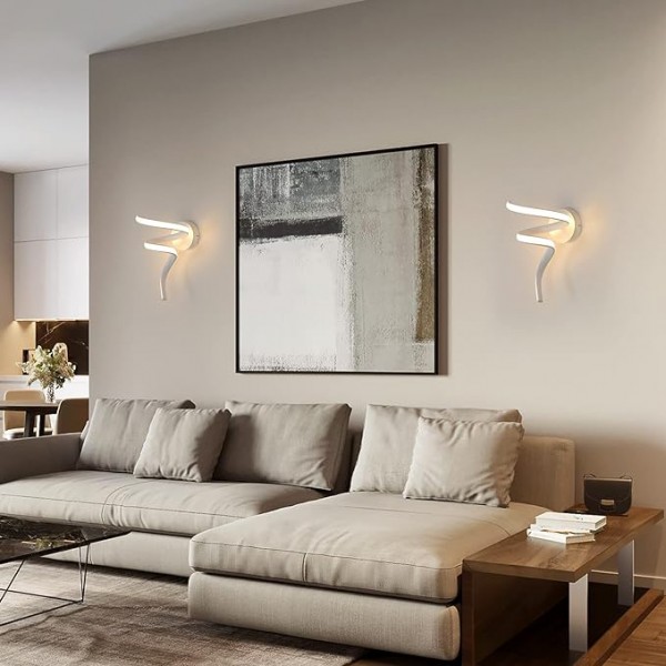 POWERTECH LED φωτιστικό τοίχου HLL-0169, 12W, 4000K, 960lm, λευκό - Φωτιστικά τοίχου