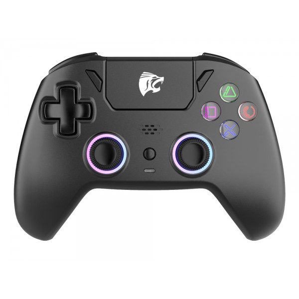ROAR ασύρματο gamepad RR-0023, Switch/PS4/PC/iOS/Android, Bluetooth, μαύρο - Gamepad