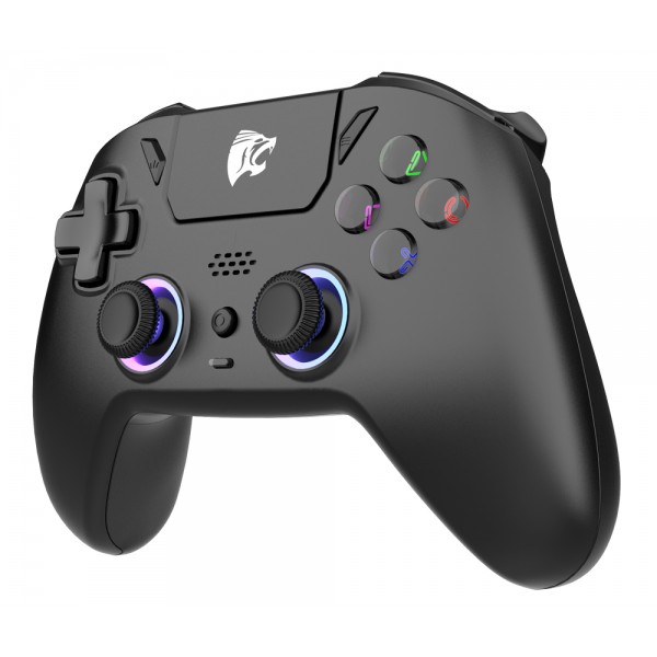 ROAR ασύρματο gamepad RR-0023, Switch/PS4/PC/iOS/Android, Bluetooth, μαύρο - Gamepad