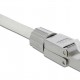 DELOCK βύσμα RJ45 CAT 6A STP 86477, tool-free, ασημί