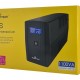 POWERTECH UPS Line Interactive PT-1296 με οθόνη, 1100VA, 660W, 2x Schuko