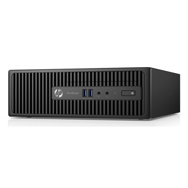 HP PC ProDesk 400 G3 SFF, Refurbished Grade A Repainted, i5-6500, 4GB, 128GB SSD, DVD, FreeDOS - Refurbished PC