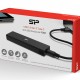 SILICON POWER θήκη για M.2 PCIe NVMe/SATA SSD PD60, tool free, 10Gbps, μαύρη