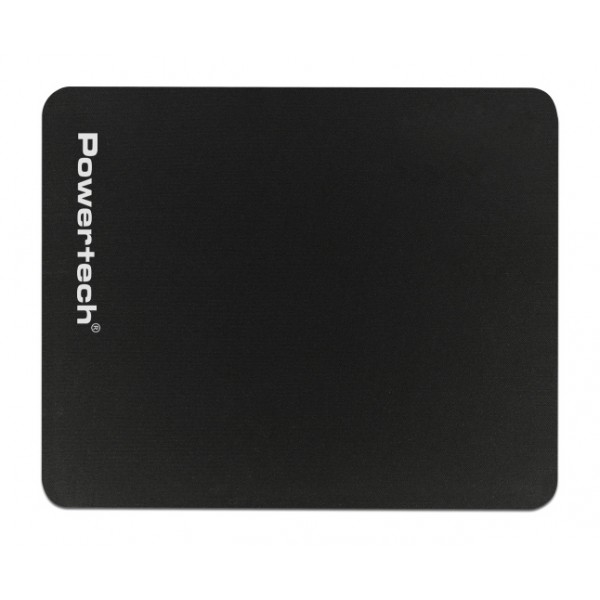 POWERTECH mouse pad PT-1292, 20x18cm, μαύρο - Powertech