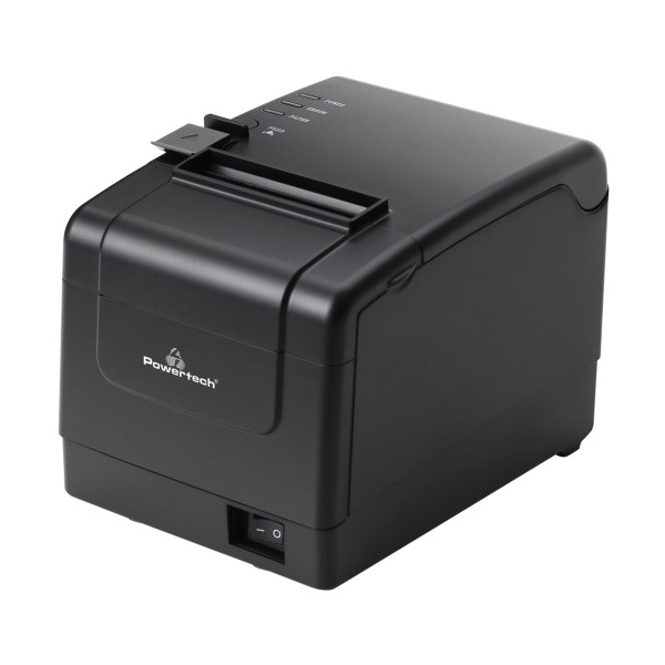POWERTECH θερμικός εκτυπωτής αποδείξεων PT-1304, USB/LAN, μαύρος - Εκτυπωτές - Πολυμηχανήματα