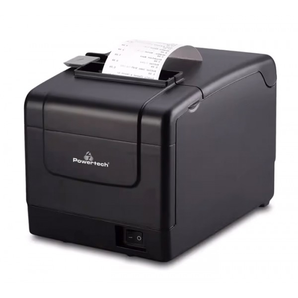 POWERTECH θερμικός εκτυπωτής αποδείξεων PT-1304, USB/LAN, μαύρος - Εκτυπωτές - Πολυμηχανήματα