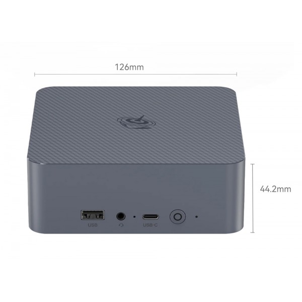 BEELINK mini PC EQi12, Intel i3-1220P, 24GB, 500GB M.2, Windows 11 Pro