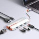 LDNIO docking station DS-26H, 6 θυρών, USB-C σύνδεση, 4K, 100W PD, λευκό