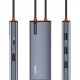 LDNIO docking station DS-16H, 6 θυρών, USB-C σύνδεση, 4K, 100W PD, γκρι