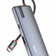 LDNIO docking station DS-15H, 5 θυρών, USB-C σύνδεση, 4K, 100W PD, γκρι