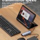 LDNIO docking station DS-15H, 5 θυρών, USB-C σύνδεση, 4K, 100W PD, γκρι