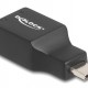 DELOCK εξωτερική κάρτα ήχου 67128, 2x 3.5mm, USB-C σύνδεση, μαύρη