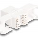 DELOCK Keystone module 86051, RJ45 σε LSA, Cat.6A UTP, λευκό, 4τμχ