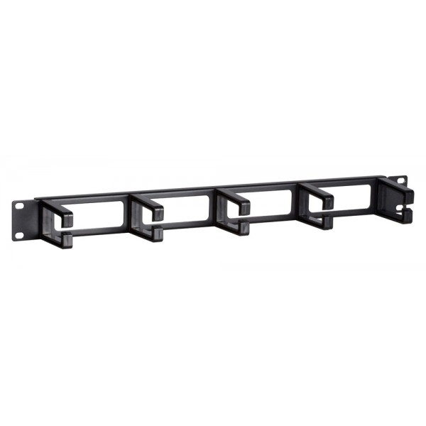 POWERTECH cable management NETW-0031 για rack 19"/1U, 5x γάντζοι, μαύρο - Εξοπλισμός IT