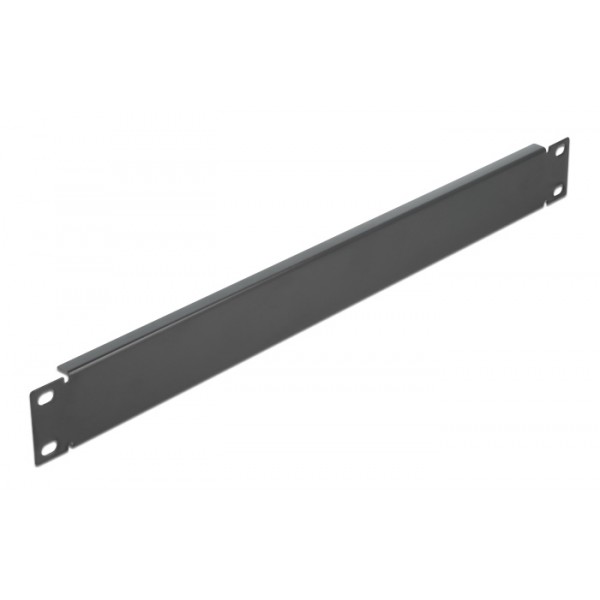 POWERTECH κάλυμμα panel NETW-0032 για rack 19"/1U, μεταλλικό, μαύρο - Εξοπλισμός IT