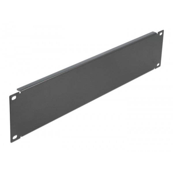 POWERTECH κάλυμμα panel NETW-0033 για rack 19"/2U, μεταλλικό, μαύρο - Εξοπλισμός IT