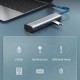 CABLETIME USB hub CT-HUBP4, 4x θυρών, 5Gbps, USB-C σύνδεση, γκρι