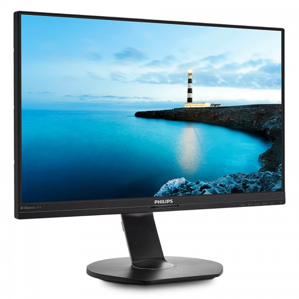 PHILIPS used οθόνη 241B7QUPEB IPS-LED, 23.6", 1920x1080, VGA, Grade A - Used Οθόνες PC