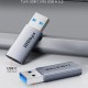 CABLETIME αντάπτορας USB-C σε USB CT-AMCF10-AG, 10Gbps, 3A, γκρι
