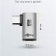 GOOBAY αντάπτορας USB-C 74441, γωνιακός 90°, USB4, 240W, 40Gbps, 8K, γκρι