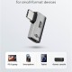 GOOBAY αντάπτορας USB-C 74441, γωνιακός 90°, USB4, 240W, 40Gbps, 8K, γκρι
