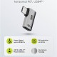 GOOBAY αντάπτορας USB-C 74441, γωνιακός 90°, USB4, 240W, 40Gbps, 8K, γκρι