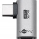 GOOBAY αντάπτορας USB-C 74441, γωνιακός 90°, USB4, 240W, 40Gbps, 8K, γκρι